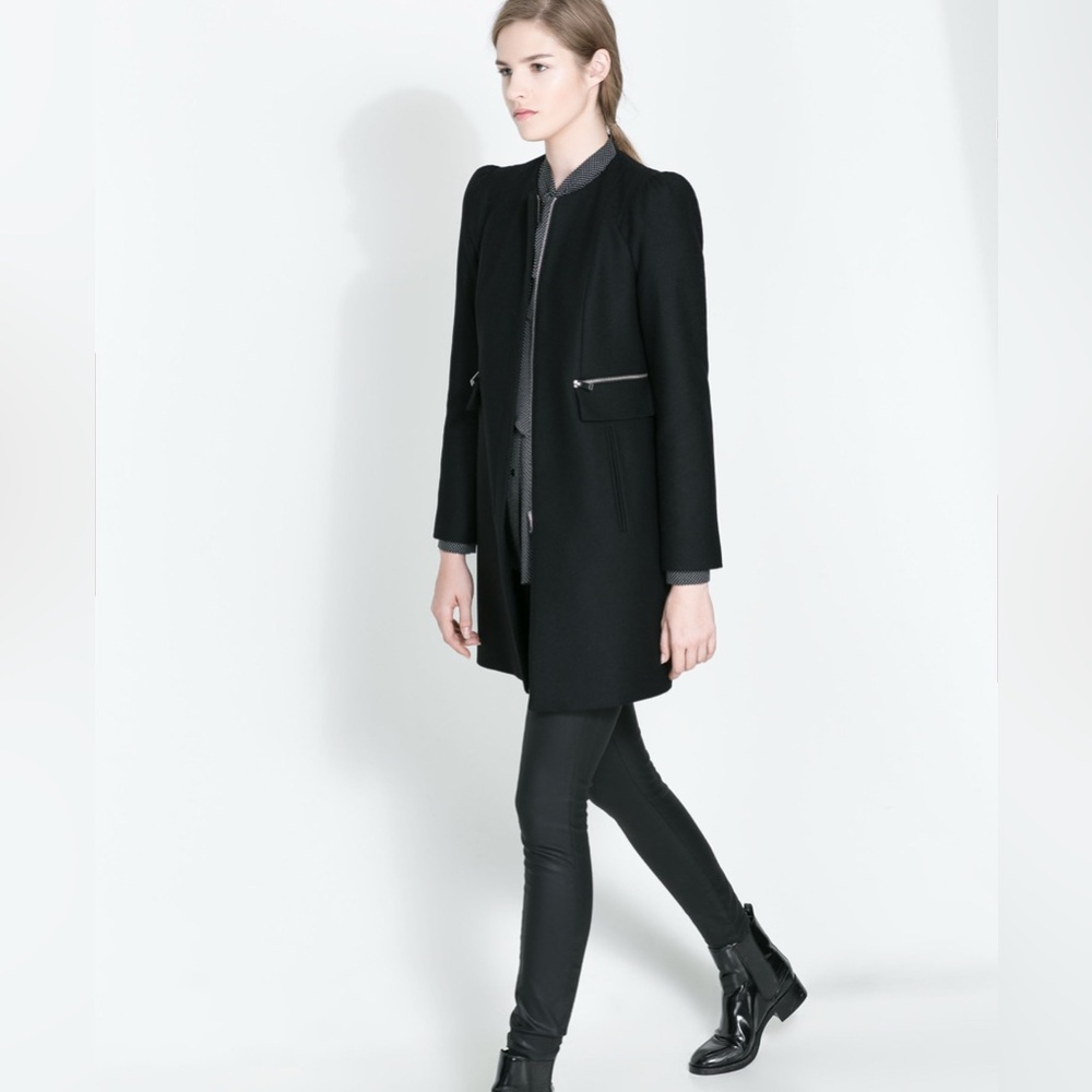 Zara Black Women's Coat